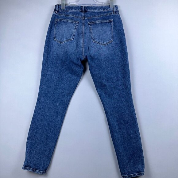 Loft Outlet Curvy Skinny Jeans Womens Size 10 Mid Rise Medium Wash Blue - Picture 2 of 13